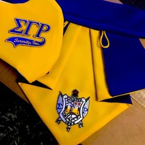 Jabot (neck piece) and Mask Set